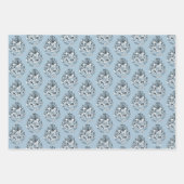 Harry Potter | Hogwarts Crest - blauw Inpakpapier Vel (Voorkant)