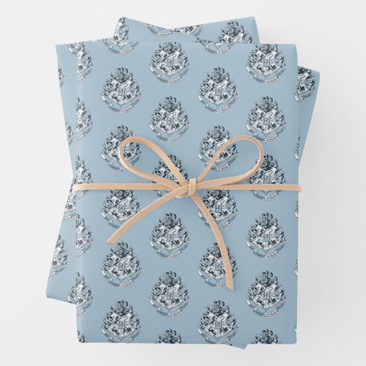 Harry Potter | Hogwarts Crest - blauw Inpakpapier Vel (In situ)