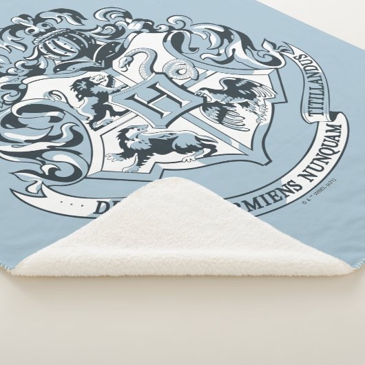 Harry Potter | Hogwarts Crest - blauw Sherpa Deken (3/4)