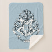 Harry Potter | Hogwarts Crest - blauw Sherpa Deken (Voorkant)