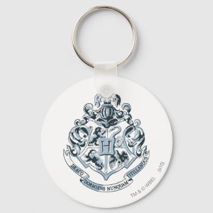 Harry Potter   Hogwarts Crest - blauw Sleutelhanger