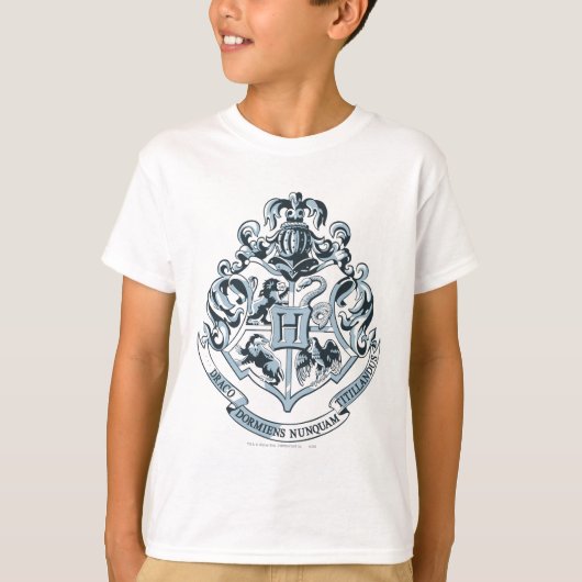 Harry Potter| Hogwarts Crest - blauw T-shirt (Voorkant)