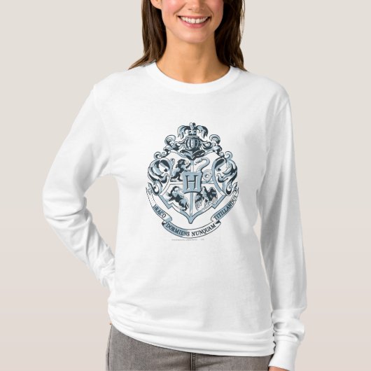 Harry Potter| Hogwarts Crest - blauw T-shirt (Voorkant)
