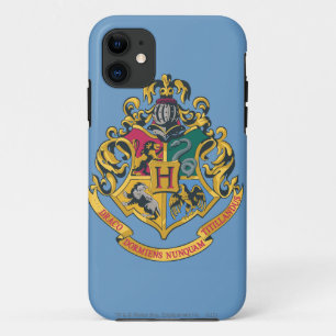 Harry Potter   Hogwarts Crest iPhone 11 Hoesje