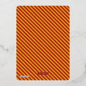 Harry Potter Hogwarts Crest Chalkboard Birthday Folie Uitnodiging (Achterkant)