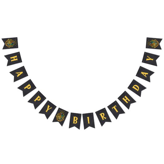 Harry Potter Hogwarts Crest Chalkboard Birthday Vlaggetjes (Alle)