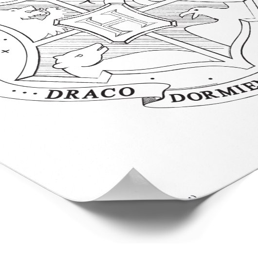 HARRY POTTER™ HOGWARTS™ CREST Colour Poster (Hoek)