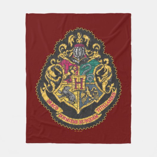 Harry Potter | Hogwarts Crest Fleece Deken (Voorkant)