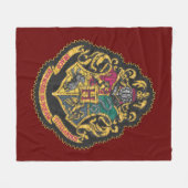 Harry Potter | Hogwarts Crest Fleece Deken (Voorkant (Horizontaal))