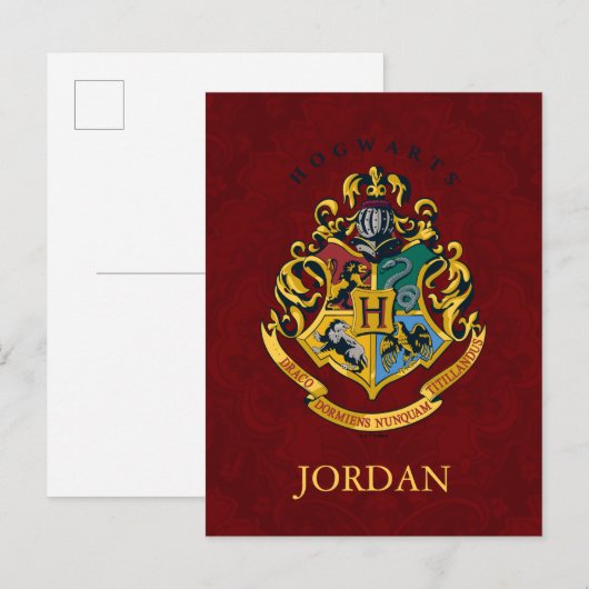 Harry Potter | Hogwarts Crest - Full Briefkaart (Voorkant / Achterkant)