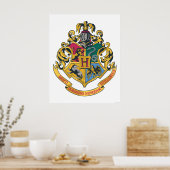 Harry Potter | Hogwarts Crest - Full Color Poster (Keuken)
