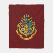 Harry Potter | Hogwarts Crest - Full Fleece Deken (Voorkant)