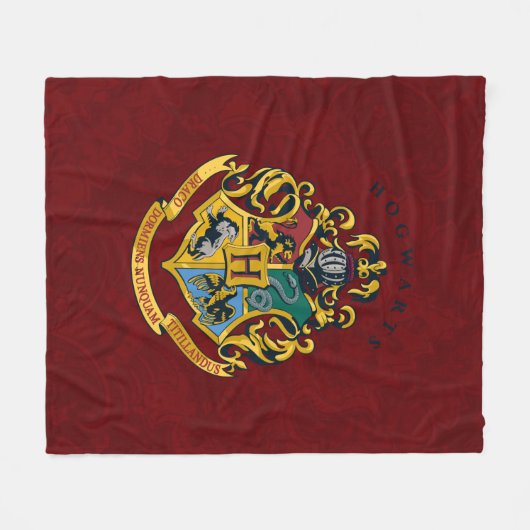 Harry Potter | Hogwarts Crest - Full Fleece Deken (Voorkant (Horizontaal))