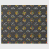 Harry Potter | Hogwarts Crest - Happy Birthday Cadeaupapier (Vlak)
