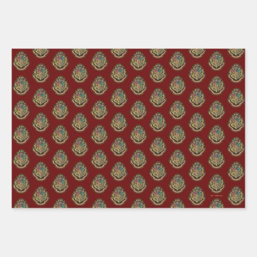 Harry Potter | Hogwarts Crest Inpakpapier Vel (Voorkant 2)