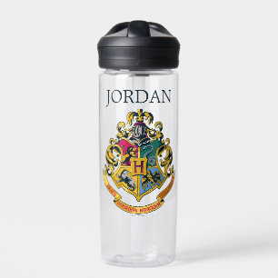 Harry Potter Hogwarts Crest Jouw namen toevoeg Waterfles