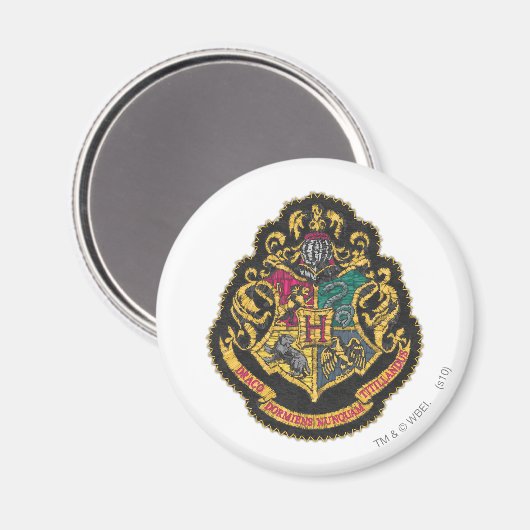 Harry Potter | Hogwarts Crest Magneet (Voorkant / Achterkant)