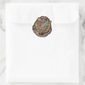 Harry Potter | Hogwarts Crest Ronde Sticker (Tas)
