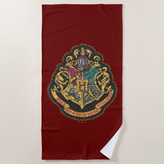 Harry Potter | Hogwarts Crest Strandlaken (Voorkant)