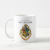 Harry Potter | Hogwarts Crest Teacher personaliser Koffiemok (Links)