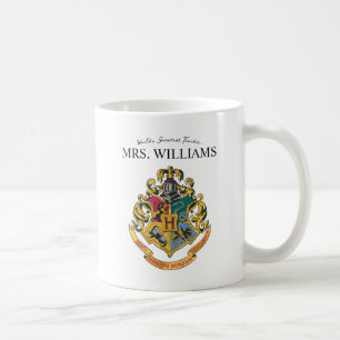 Harry Potter   Hogwarts Crest Teacher personaliser Koffiemok