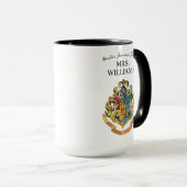 Harry Potter | Hogwarts Crest Teacher personaliser Mok (Voorkant rechts)