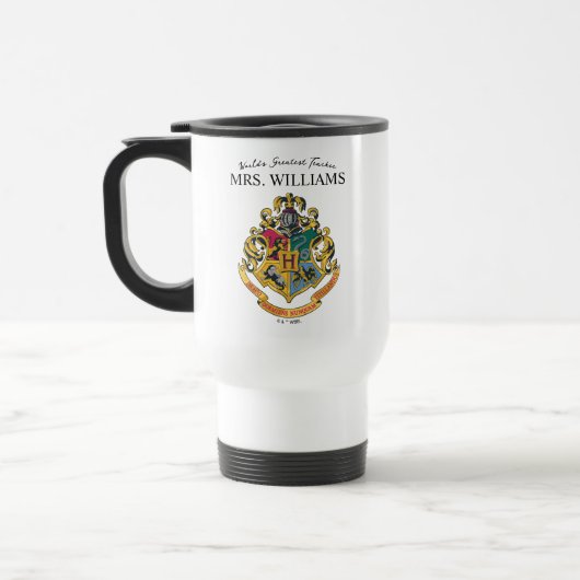 Harry Potter | Hogwarts Crest Teacher personaliser Reisbeker (Links)