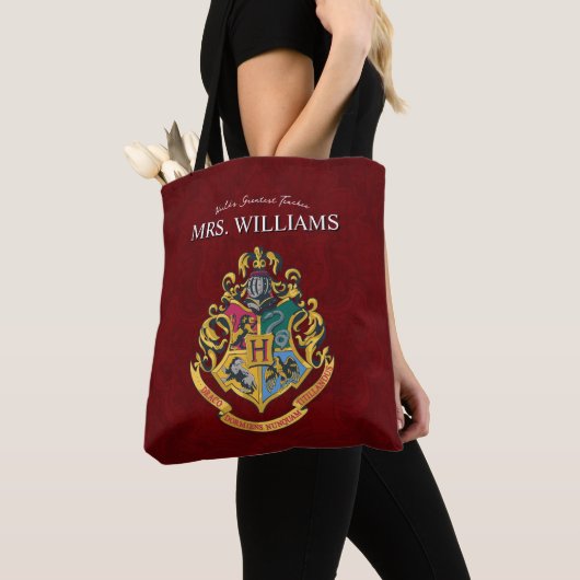 Harry Potter | Hogwarts Crest Teacher personaliser Tote Bag (Dichtbij)