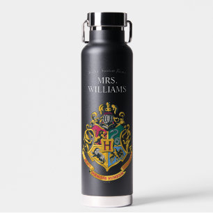Harry Potter   Hogwarts Crest Teacher personaliser Waterfles