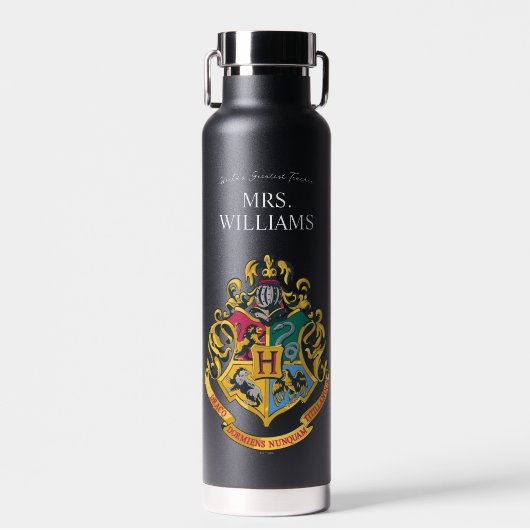 Harry Potter | Hogwarts Crest Teacher personaliser Waterfles (Voorkant)