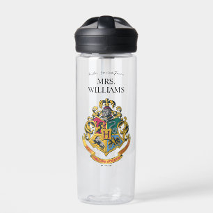 Harry Potter   Hogwarts Crest Teacher personaliser Waterfles