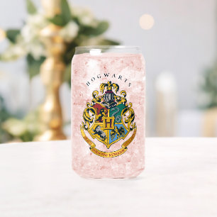 Harry Potter   Hogwarts Crest - Volledige kleur Blikvorm Glas