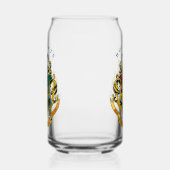 Harry Potter | Hogwarts Crest - Volledige kleur Blikvorm Glas (Links)