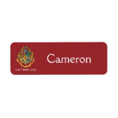 Harry Potter | Hogwarts Crest - Volledige kleur Etiket (Voorkant)