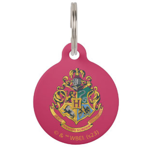 Harry Potter   Hogwarts Crest - Volledige kleur Huisdierpenning