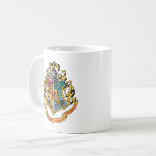 Harry Potter | Hogwarts Crest - Volledige kleur Koffiemok (Voorkant links)