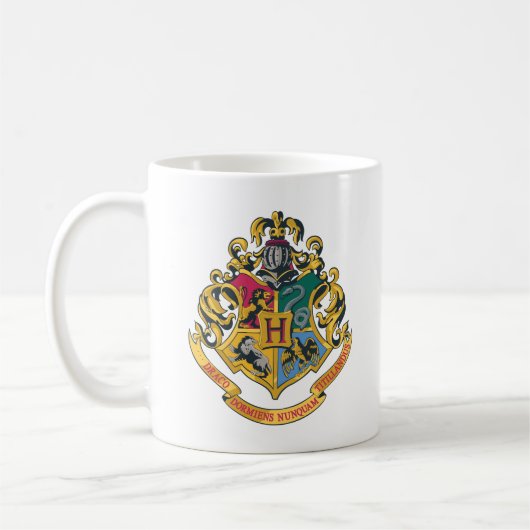 Harry Potter | Hogwarts Crest - Volledige kleur Koffiemok (Links)