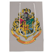 Harry Potter | Hogwarts Crest - Volledige kleur Medium Cadeauzakje (Achterkant)