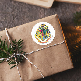 Harry Potter | Hogwarts Crest - Volledige kleur Ronde Sticker