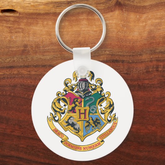 Harry Potter | Hogwarts Crest - Volledige kleur Sleutelhanger (Voorkant)