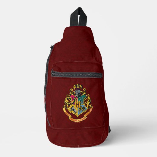 Harry Potter | Hogwarts Crest - Volledige kleur Sling Bag (Voorkant)