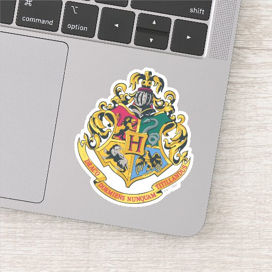 Harry Potter | Hogwarts Crest - Volledige kleur Sticker (Detail)