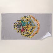 Harry Potter | Hogwarts Crest - Volledige kleur Strandlaken (Voorkant)