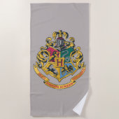 Harry Potter | Hogwarts Crest - Volledige kleur Strandlaken (Voorkant)