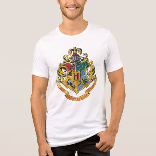 Harry Potter  Hogwarts Crest - Volledige kleur Tri-Blend Shirt