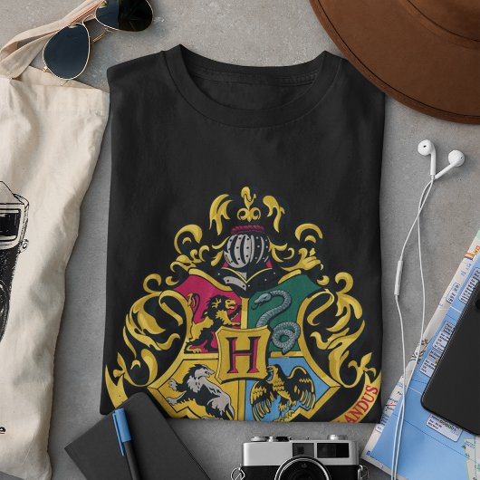 Harry Potter | Hogwarts Crest - Volledige kleur Tri-Blend Shirt