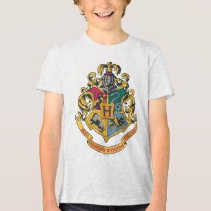 Harry Potter  Hogwarts Crest - Volledige kleur Tri-Blend Shirt