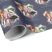 Harry Potter | HOGWARTS™ Crest Watercolor Cadeaupapier (Rol Hoek)