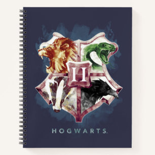 Harry Potter   HOGWARTS™ Crest Watercolor Notitieboek
