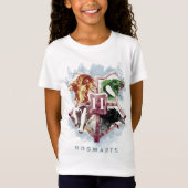 Harry Potter | HOGWARTS™ Crest Watercolor T-shirt (Voorkant)